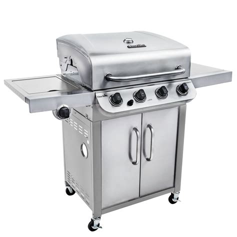 char broil stainless steel 4 burner barbecue with cabinet reviews|Char-Broil classic 4 burner.